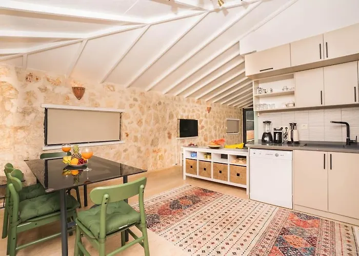 公寓 Merkezde Havuzlu 卡尔坎